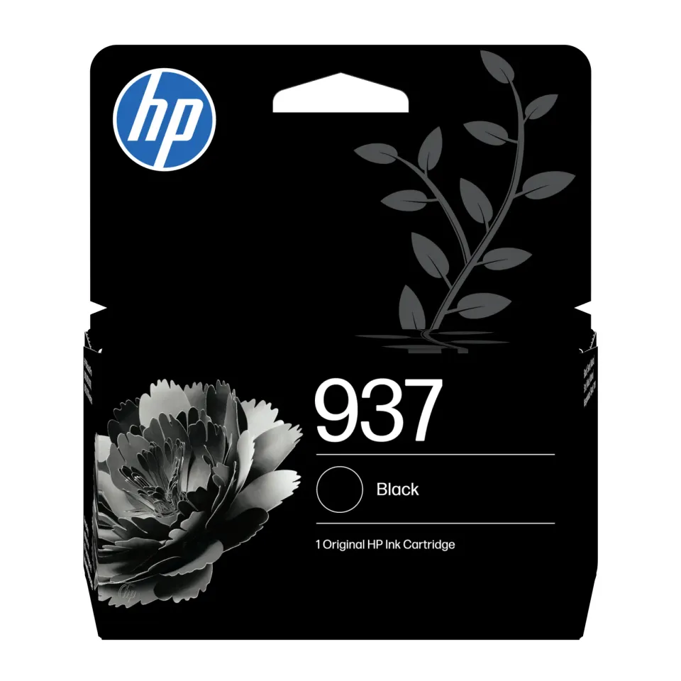 HP 4S6W5NE originální náplň černá č. 937, cca 1250 stran