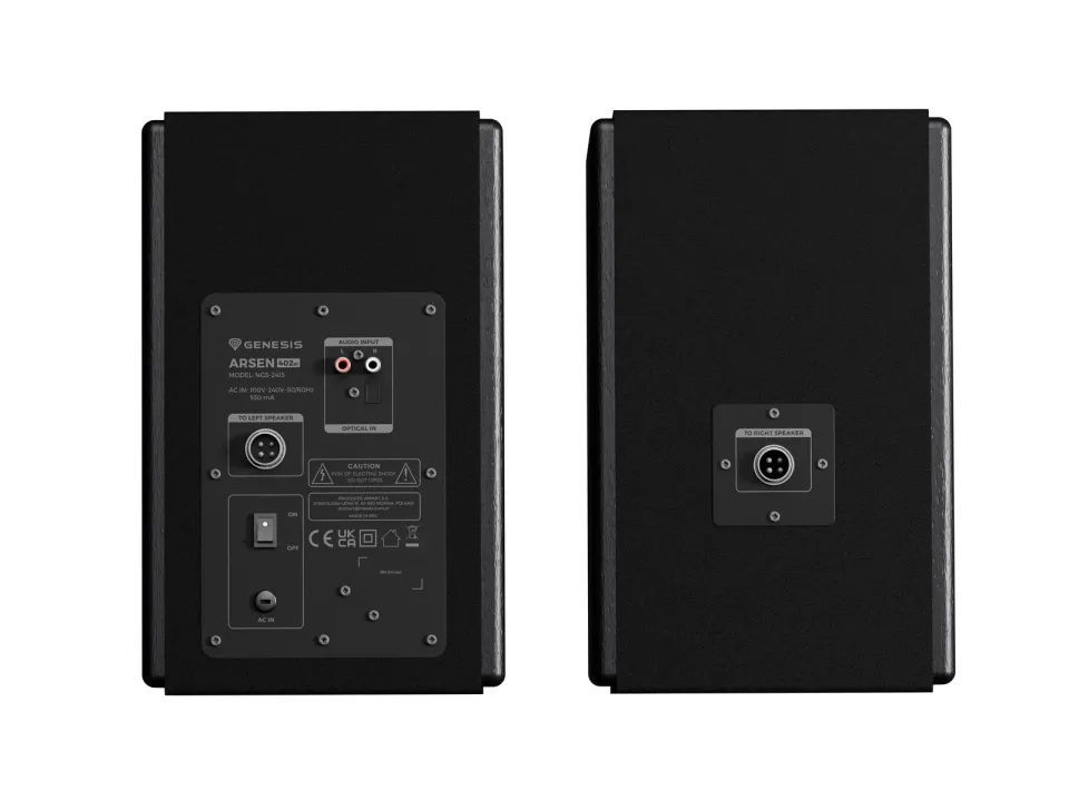 Herní reproduktory Genesis ARSEN 402BT, 60W, Černé