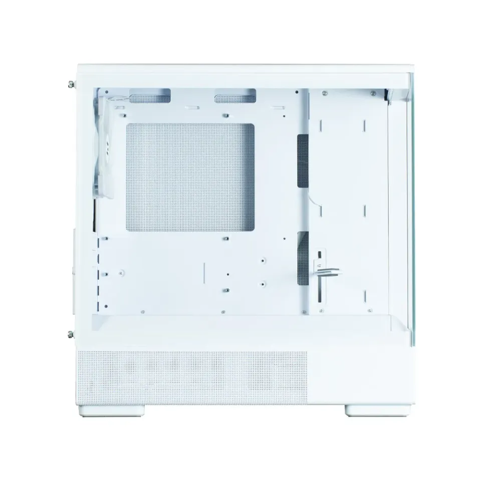 Zalman skříň P10 White / miniT / 1x120mm fan ARGB / USB 3.0 / USB-C / temperované sklo / bílá