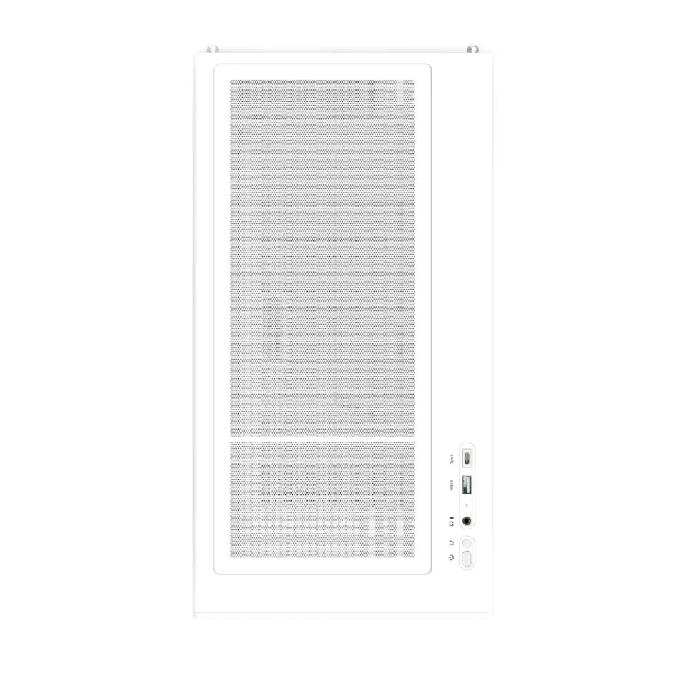 Zalman skříň P10 White / miniT / 1x120mm fan ARGB / USB 3.0 / USB-C / temperované sklo / bílá