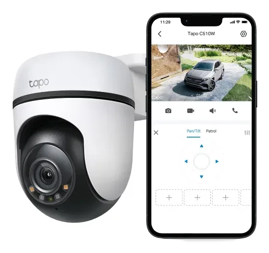 TP-Link Tapo C510W(2-pack) venkovní bezpečnostní Wi-Fi kamera s horizontální/ver