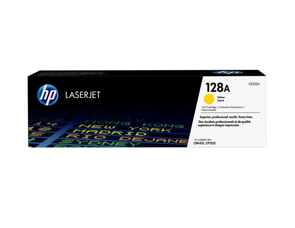 HP CE322A originální toner žlutý č. 128A yellow 1300 stran (LJ color CP1525, CM1415)