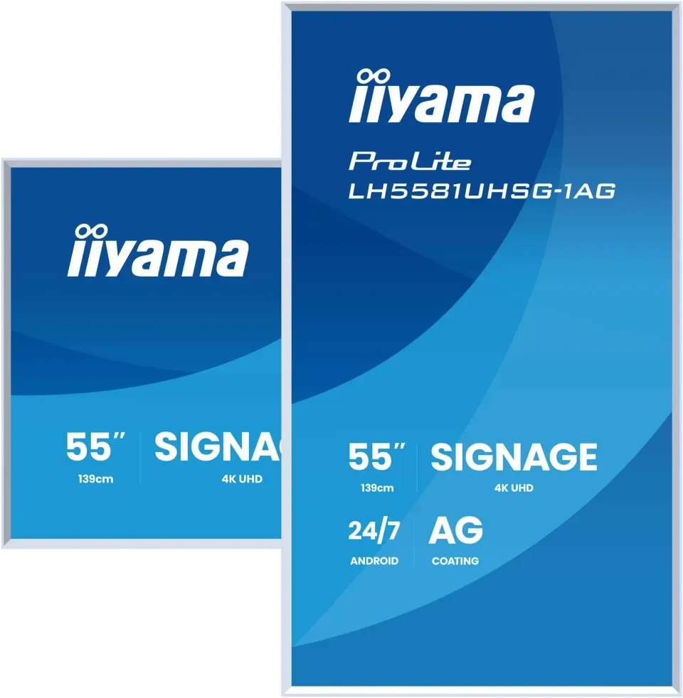 55" iiyama LH5581UHSG-1AG:VA,4K UHD,frame