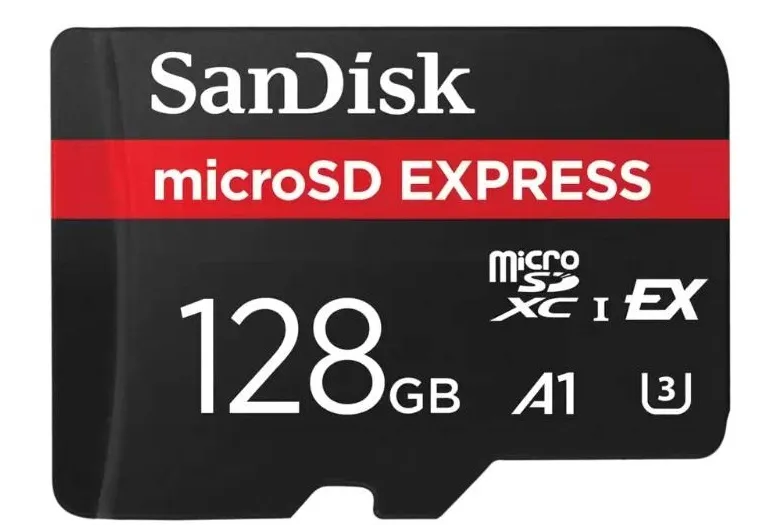 SanDisk Express microSD Card 128GB, Up to 880MB/s Read, Up to 480MB/s Write, 100