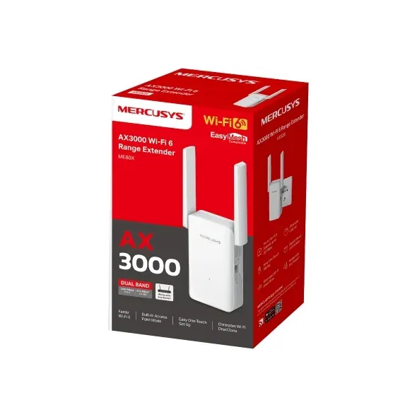 Mercusys ME80X AX1800 Wi-Fi Range Extender