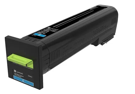 Lexmark CX82x, CX860 Cyan High Yield Return Program Toner Cartridge - 17 000 str
