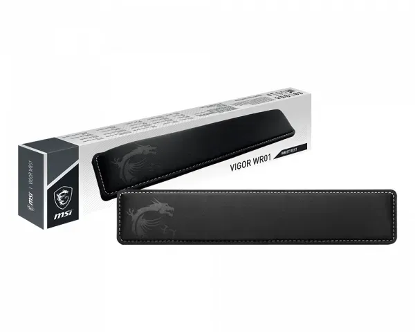 MSI herní předložka ke klávesnici VIGOR WR01/ 432 x 86 x 25 mm/ paměťová pěna/ povrch Lycra