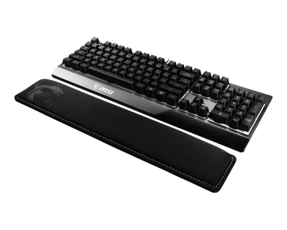 MSI herní předložka ke klávesnici VIGOR WR01/ 432 x 86 x 25 mm/ paměťová pěna/ povrch Lycra