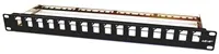 19" modulární patch panel LEXI-Net 16port, černý