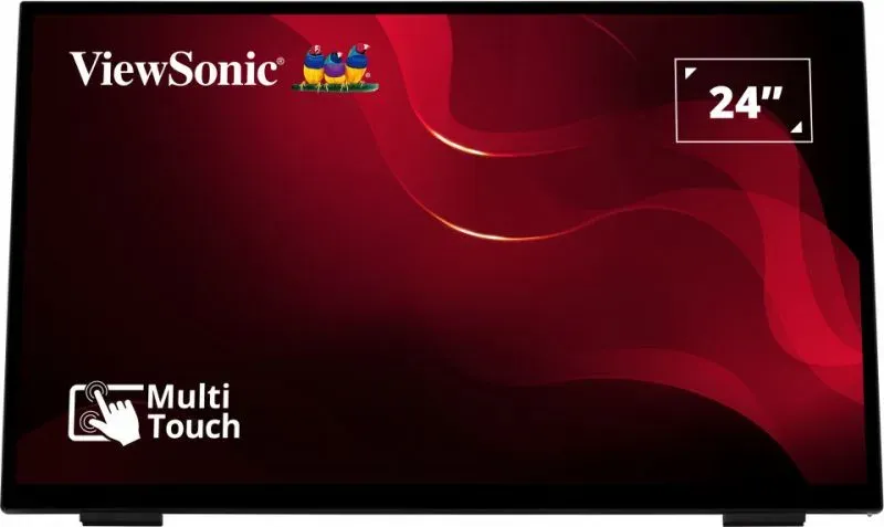 ViewSonic TD2465 / 24"/ Touch/ VA / 16:9/ 1920x1080/ 7ms/ 250cd/m2/ DP/ HDMI/ VGA/ USB/ Repro