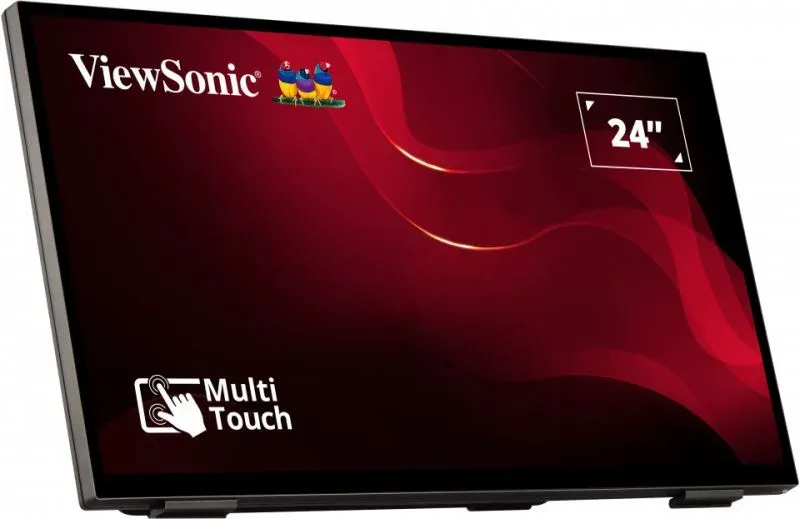 ViewSonic TD2465 / 24"/ Touch/ VA / 16:9/ 1920x1080/ 7ms/ 250cd/m2/ DP/ HDMI/ VGA/ USB/ Repro