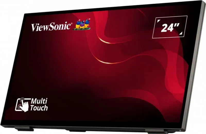 ViewSonic TD2465 / 24"/ Touch/ VA / 16:9/ 1920x1080/ 7ms/ 250cd/m2/ DP/ HDMI/ VGA/ USB/ Repro