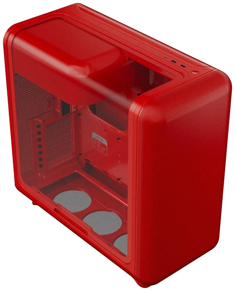 HYTE skříň X50 Cherry / prosklená zaoblená bočnice / bez zdroje / 1x USB-C / 2x USB-A