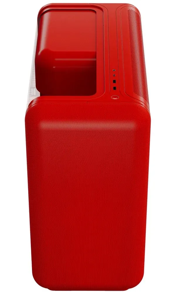 HYTE skříň X50 Cherry / prosklená zaoblená bočnice / bez zdroje / 1x USB-C / 2x USB-A