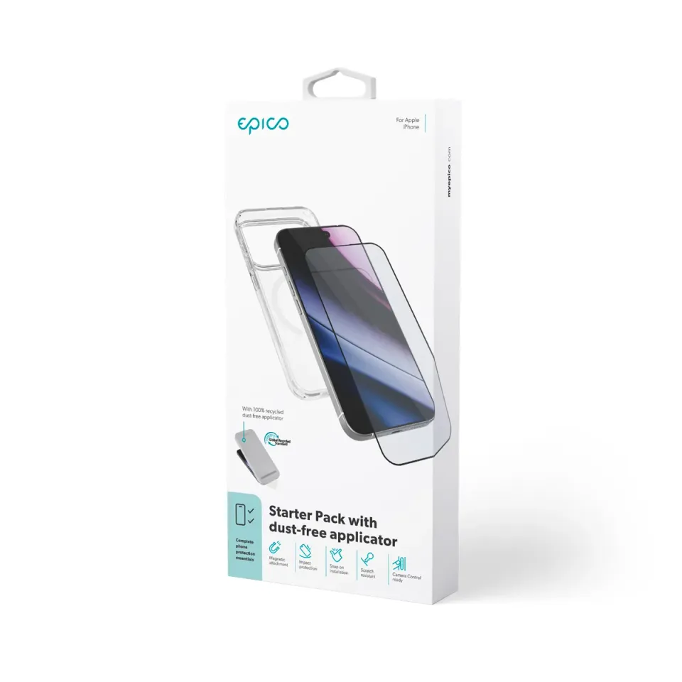 Epico StarterPack iPhone 17 - sklo + kryt