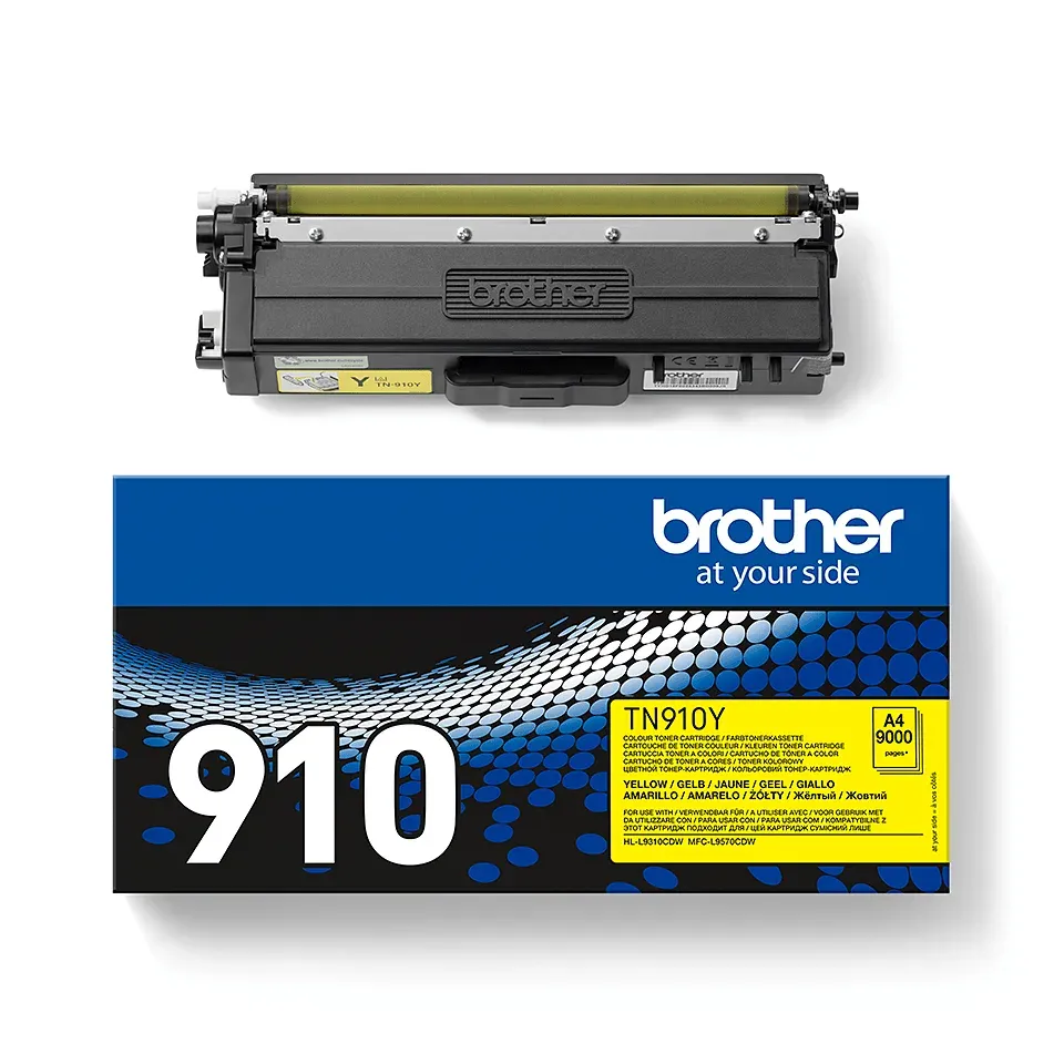 Brother - TN-910Y, toner yellow (až 9 000 stran)