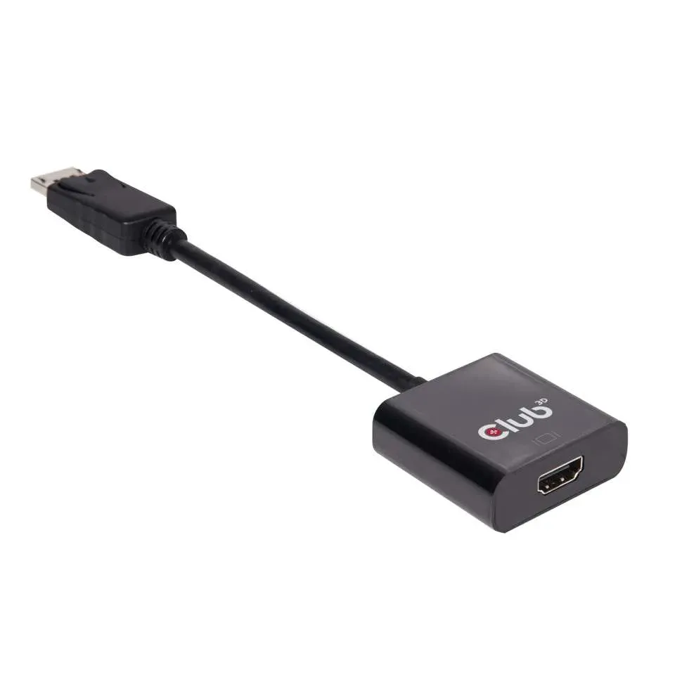 Club3D Adaptér aktivní DisplayPort 1.2 na HDMI 2.0 4K60Hz UHD, 20cm