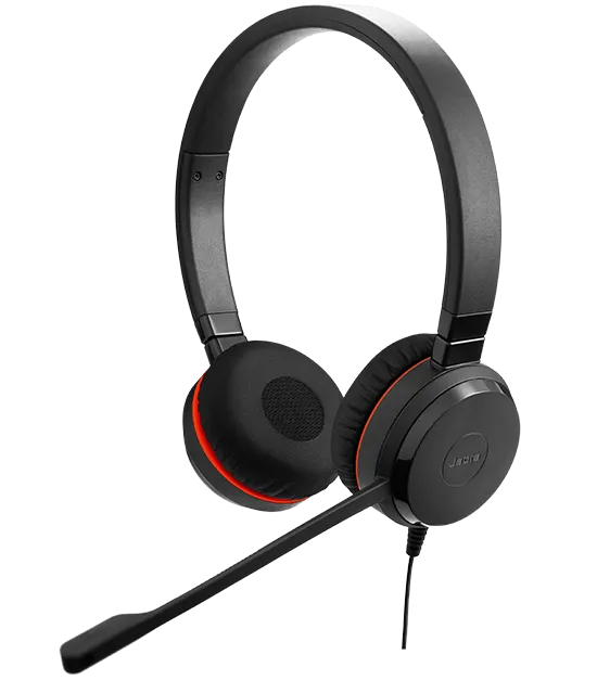 Jabra Evolve 30 II/Stereo/Jack/Drát/Černá