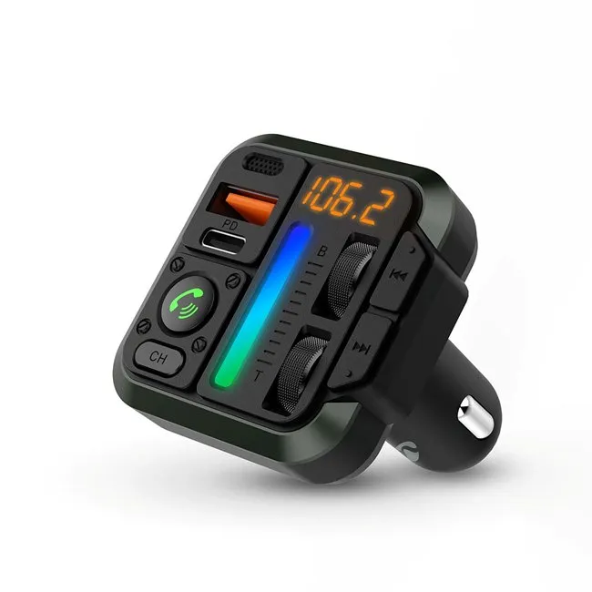 Nedis CATR2024BK - FM transmitter do auta | Reproduktor | 1.00 " | Bluetooth® |