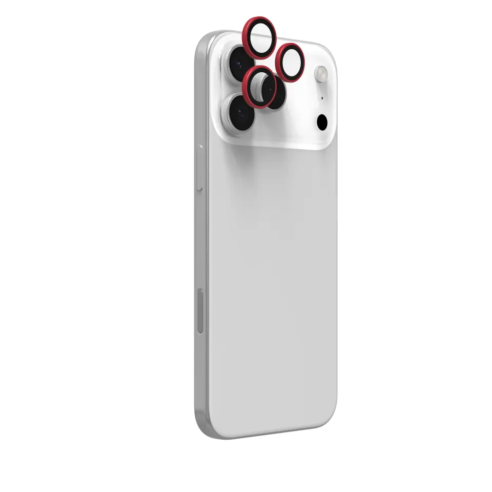 ZAGG Ochranná čočka Premium pro Apple iPhone 17 Pro/Pro Max 16 Pro/Pro Max/15 Pro/Pro Max - červená