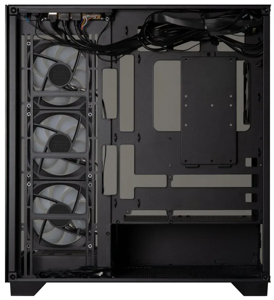 BitFenix skříň CETO / ATX / 4x 120mm ARGB fan / 2x USB 3.0 / USB-C / tvrzené sklo / černá
