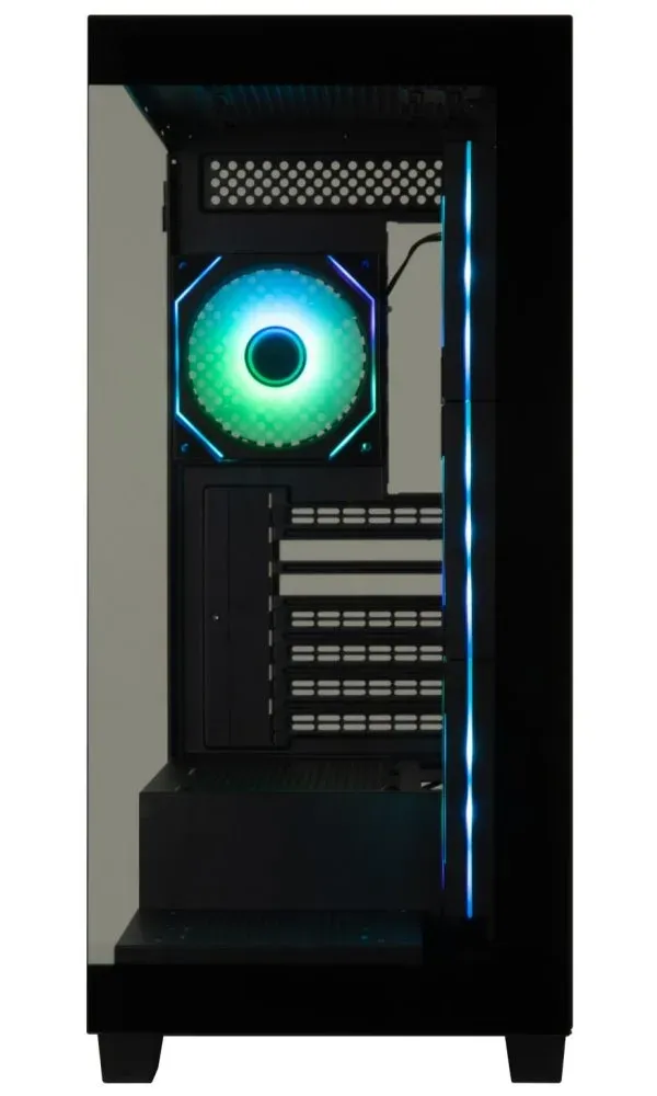 BitFenix skříň CETO / ATX / 4x 120mm ARGB fan / 2x USB 3.0 / USB-C / tvrzené sklo / černá