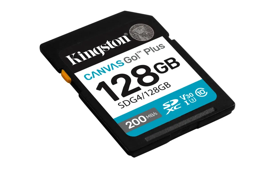 KINGSTON 128GB SDXC Canvas Go Plus Gen4 200MB/s C10 UHS-I U3 V30