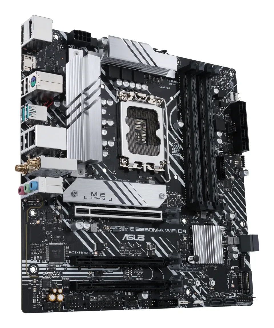 ASUS MB Sc LGA1700 PRIME B660M-A WIFI DDR4, Intel B660, 4xDDR4, 1xDP, 2xHDMI, WI-FI, mATX