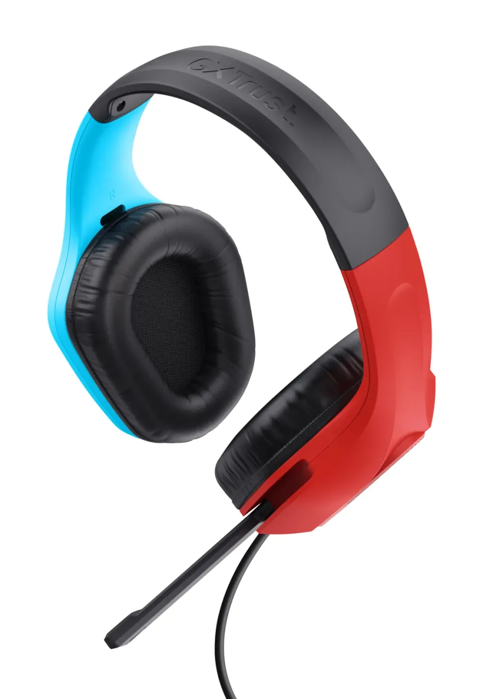 TRUST Herní sluchátka GXT 416S ZIROX, pro Nintendo Switch, modro-červená