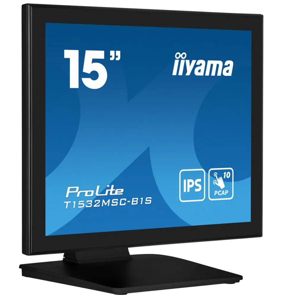 15" iiyama T1532MSC-B1S:PCAP,10P,FHD,HDMI,DP