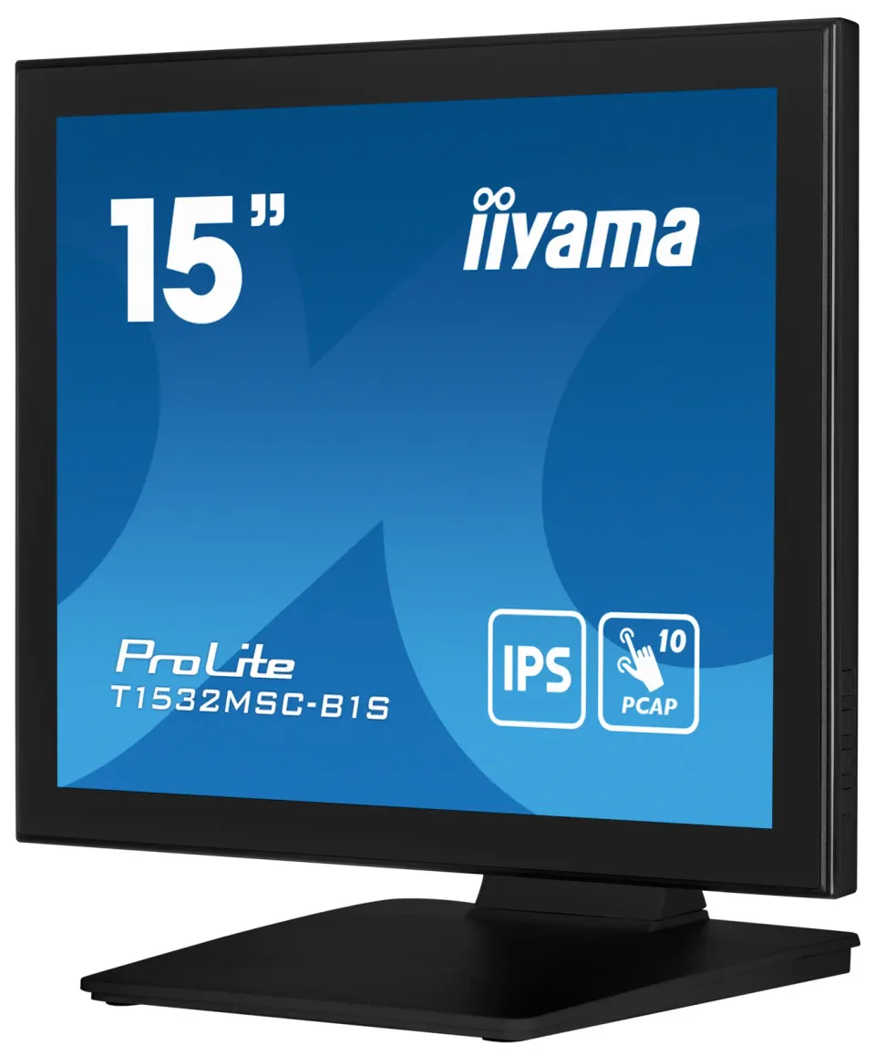 15" iiyama T1532MSC-B1S:PCAP,10P,FHD,HDMI,DP