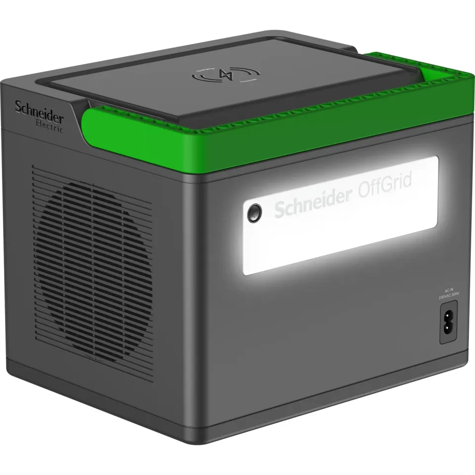 Schneider OffGrid Portable Power Station 730, 738Wh Lithium-ion, 2 Schuko, Sinewave