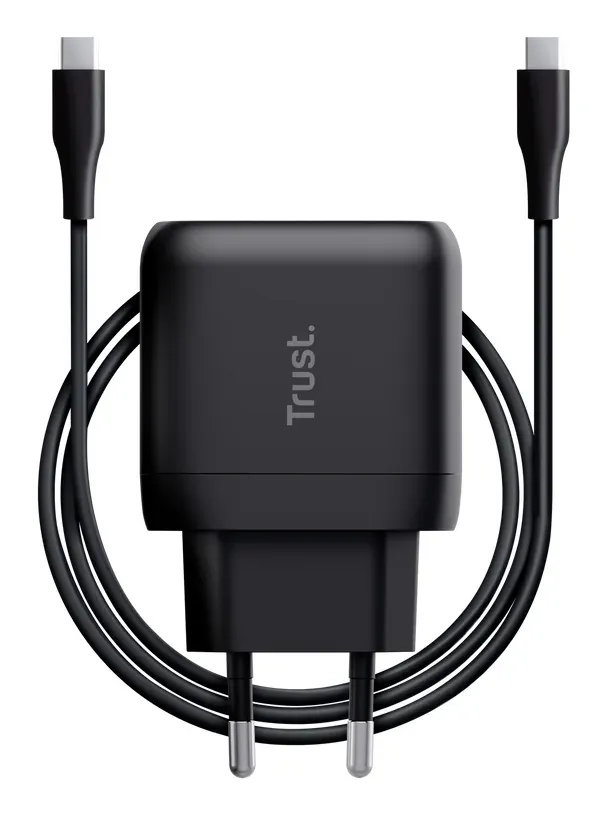 TRUST GaN Nabíječka MAXO 45W, USB-C, černá