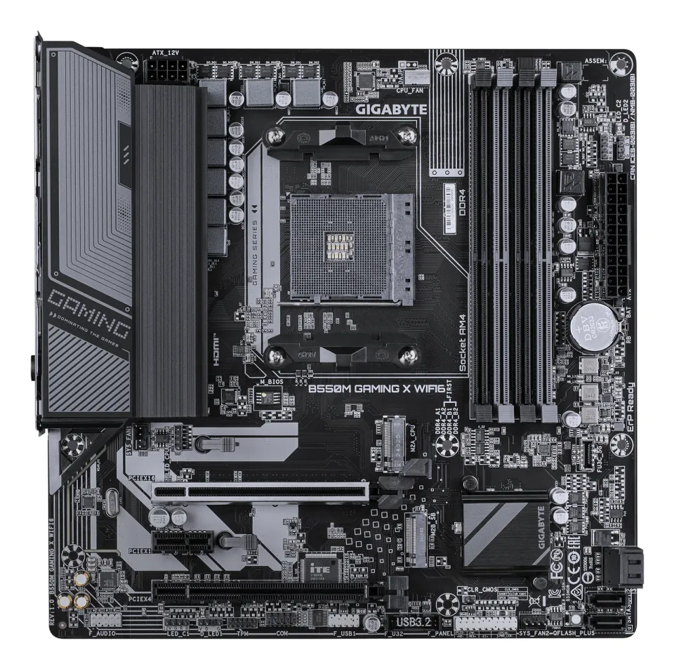 GIGABYTE MB Sc AM4 B550M GAMING X WIFI6, AMD B550, 1xHDMI, 1xDP, 4xDDR, mATX