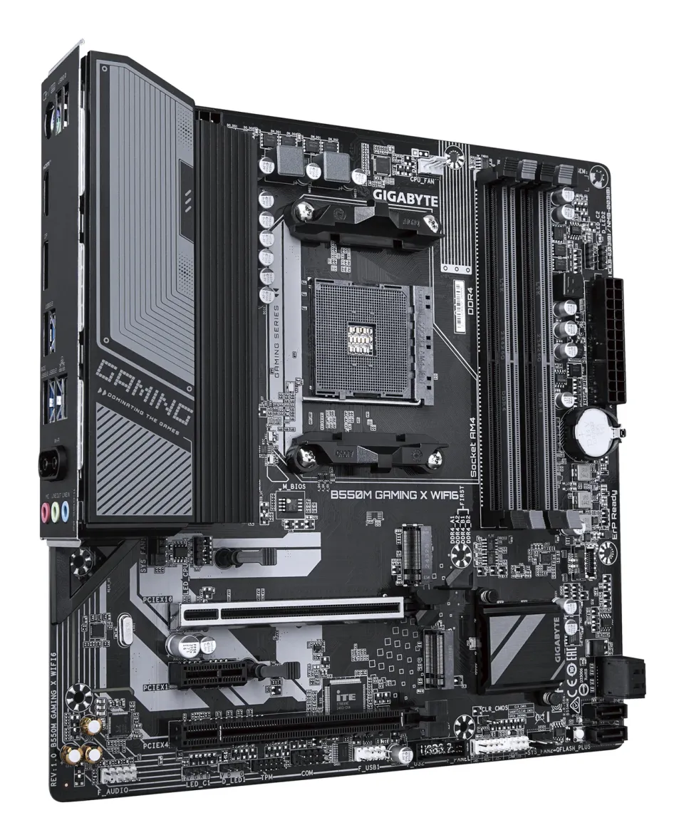GIGABYTE MB Sc AM4 B550M GAMING X WIFI6, AMD B550, 1xHDMI, 1xDP, 4xDDR, mATX