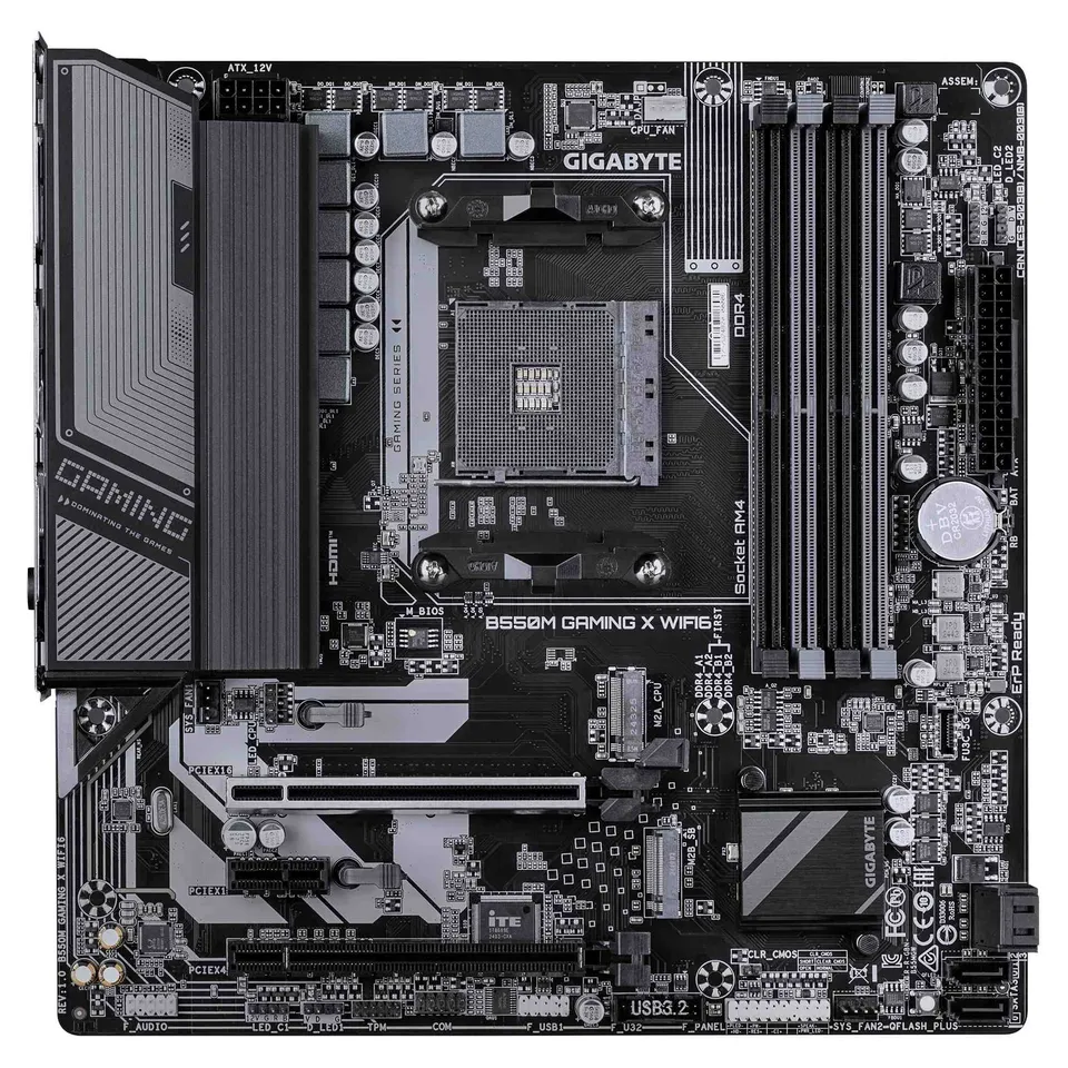 GIGABYTE MB Sc AM4 B550M GAMING X WIFI6, AMD B550, 1xHDMI, 1xDP, 4xDDR, mATX