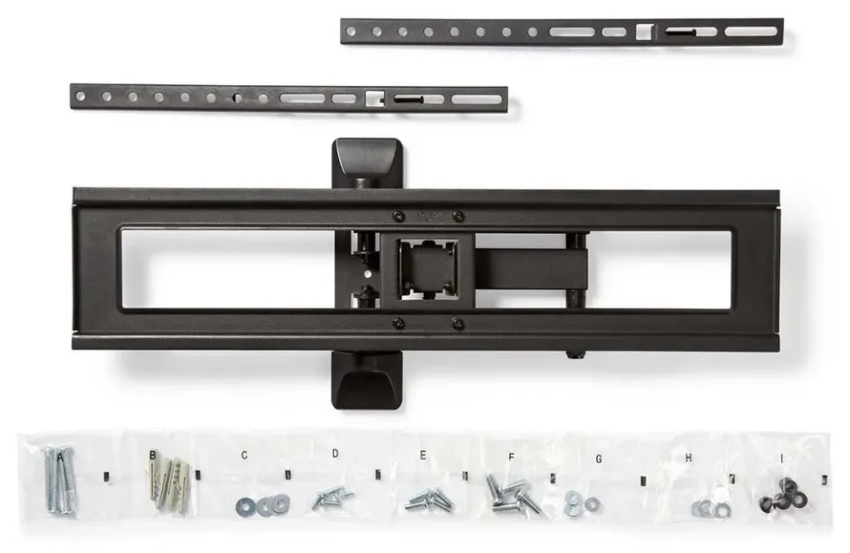 Nedis TVWM1550BK - Full Motion Nástěnný Držák TV | 37–70" | Max. 35 kg | 3 Otočn