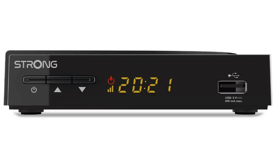 STRONG DVB-C set-top-box SRT 3030/ Full HD/ EPG/ HDMI/ USB/ SCART/ externí adaptér/ černý
