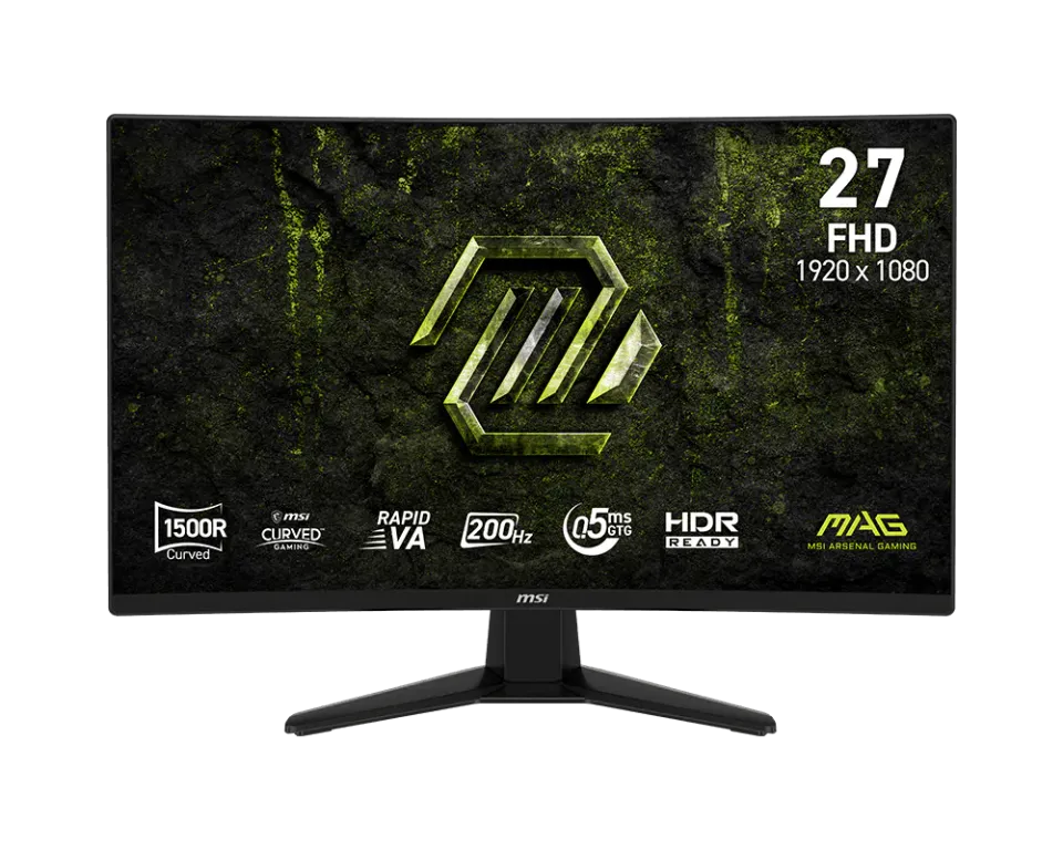 MSI Gaming monitor MAG 274CF E20 27" Rapid VA zakřivený/FHD/200Hz/0,5ms/2xHDMI/D