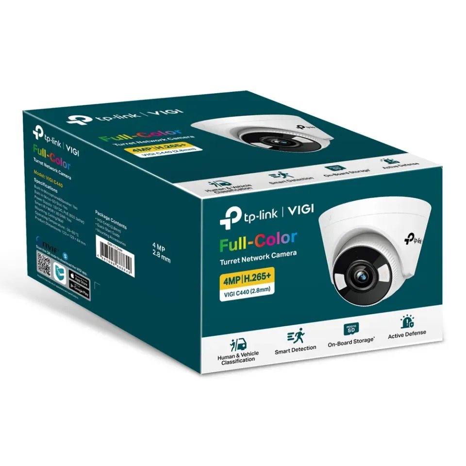 TP-Link VIGI C450(2.8mm) Turret kamera, 5MP, 2.8mm, Full-Color