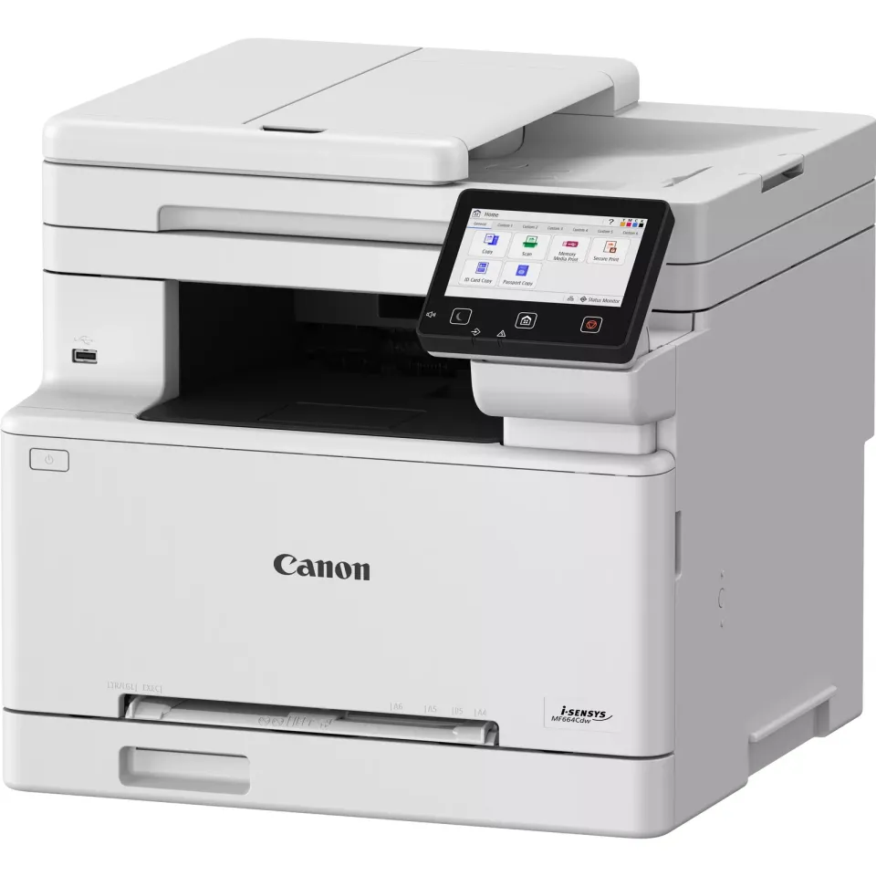 Canon i-SENSYS MF664Cdw – barevná laserová multifunkce A4 (tisk, kopírování, sken), 25 str./min, duplex, LAN a Wi-Fi