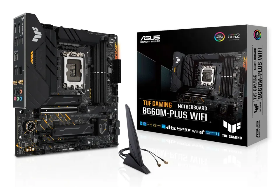 ASUS MB Sc LGA1700 TUF GAMING B660M-PLUS WIFI, Intel B660, 4xDDR5, 1xDP, 1xHDMI, WIFI, mATX