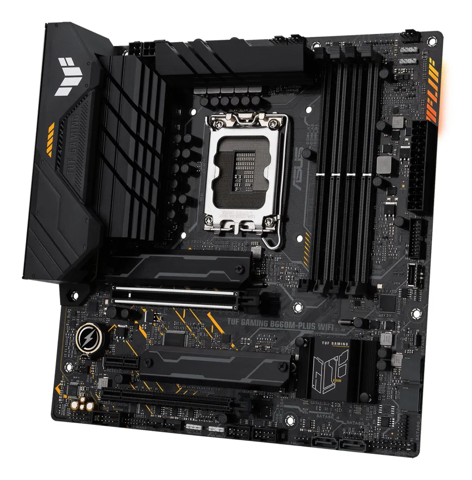 ASUS MB Sc LGA1700 TUF GAMING B660M-PLUS WIFI, Intel B660, 4xDDR5, 1xDP, 1xHDMI, WIFI, mATX