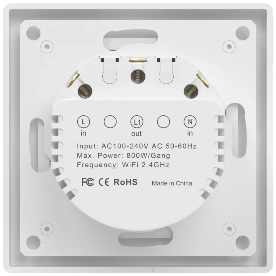 IMMAX NEO SMART vypínač Nexa 1-tlačítkový, Zigbee 3.0, 230V, TUYA