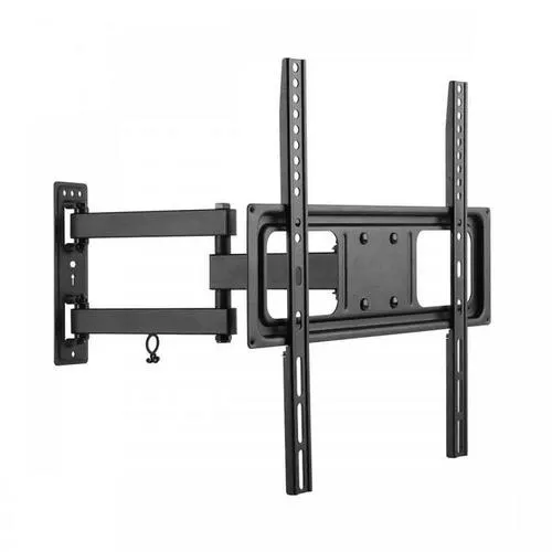 SBOX PLB-3644 otočný nástěnný držák s náklonem a dvojitým ramenem pro LCD 32-55" (81-140cm), do 35kg, VESA od 75x75 do 400x400, černý (revolving wall mount with tilt and double arm)