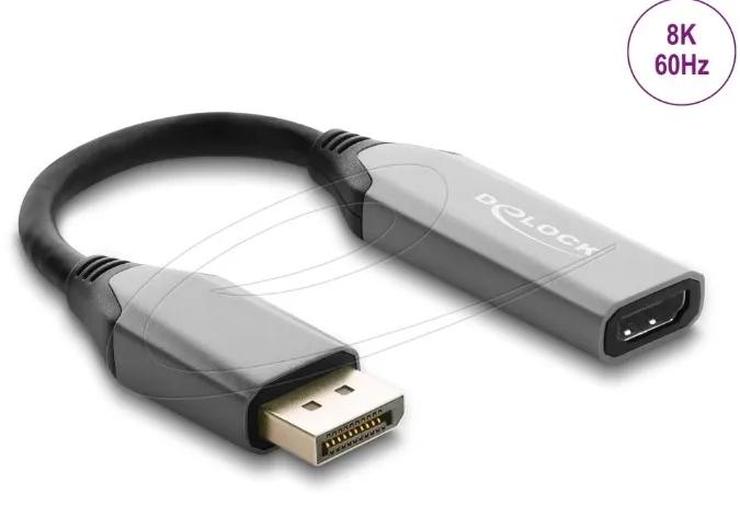 Delock Adaptér z Active DisplayPort 1.4 na HDMI, 8K, s funkcí HDR