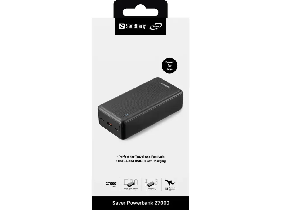 Sandberg Saver Powerbank 27000