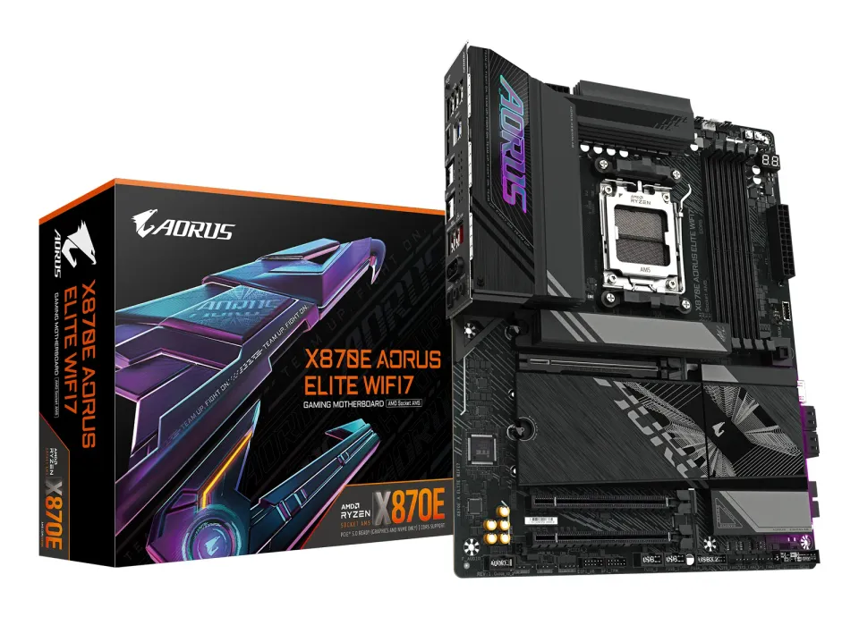 GIGABYTE MB Sc AM5 X870E A ELITE WIFI7, AMD X870, 4xDDR5, 2xHDMI, 2xUSB4, WiFi