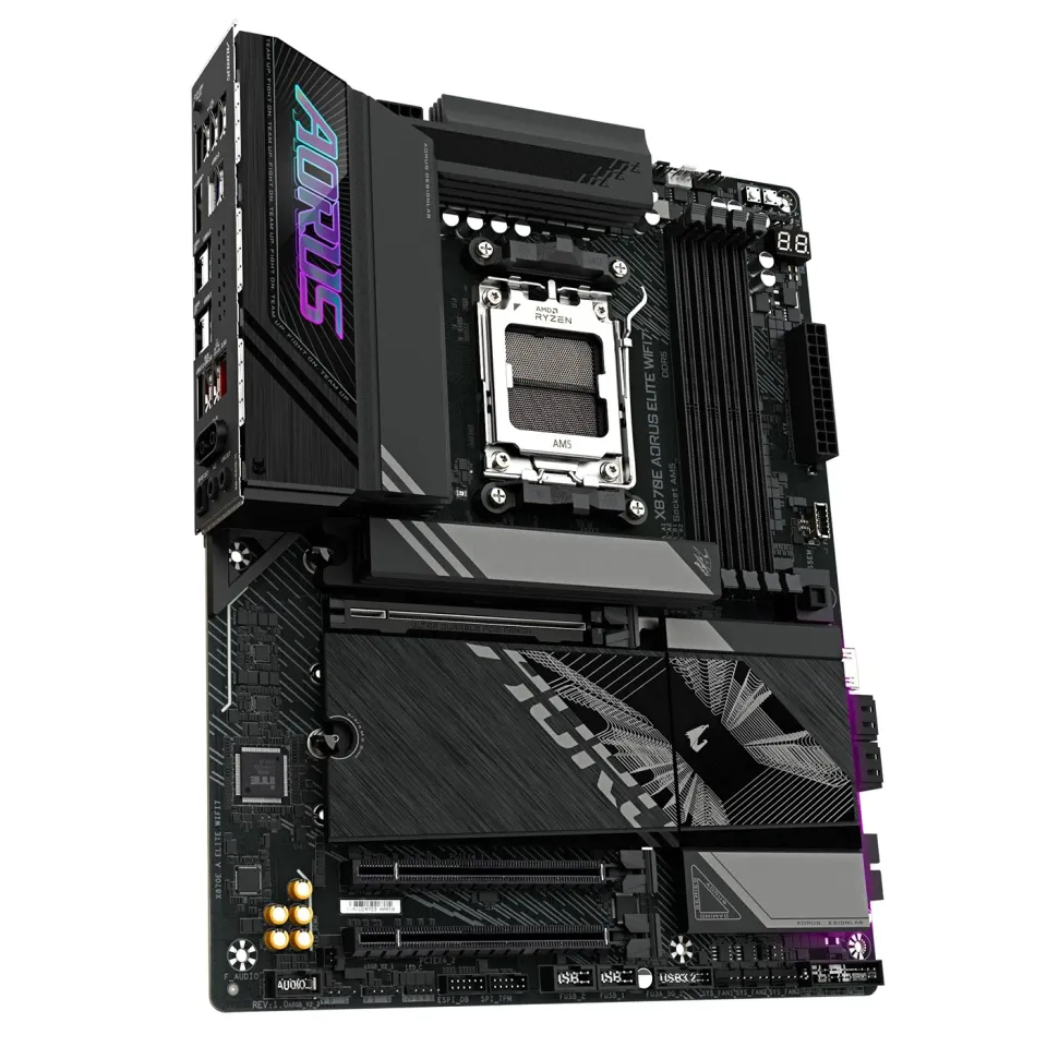 GIGABYTE MB Sc AM5 X870E A ELITE WIFI7, AMD X870, 4xDDR5, 2xHDMI, 2xUSB4, WiFi