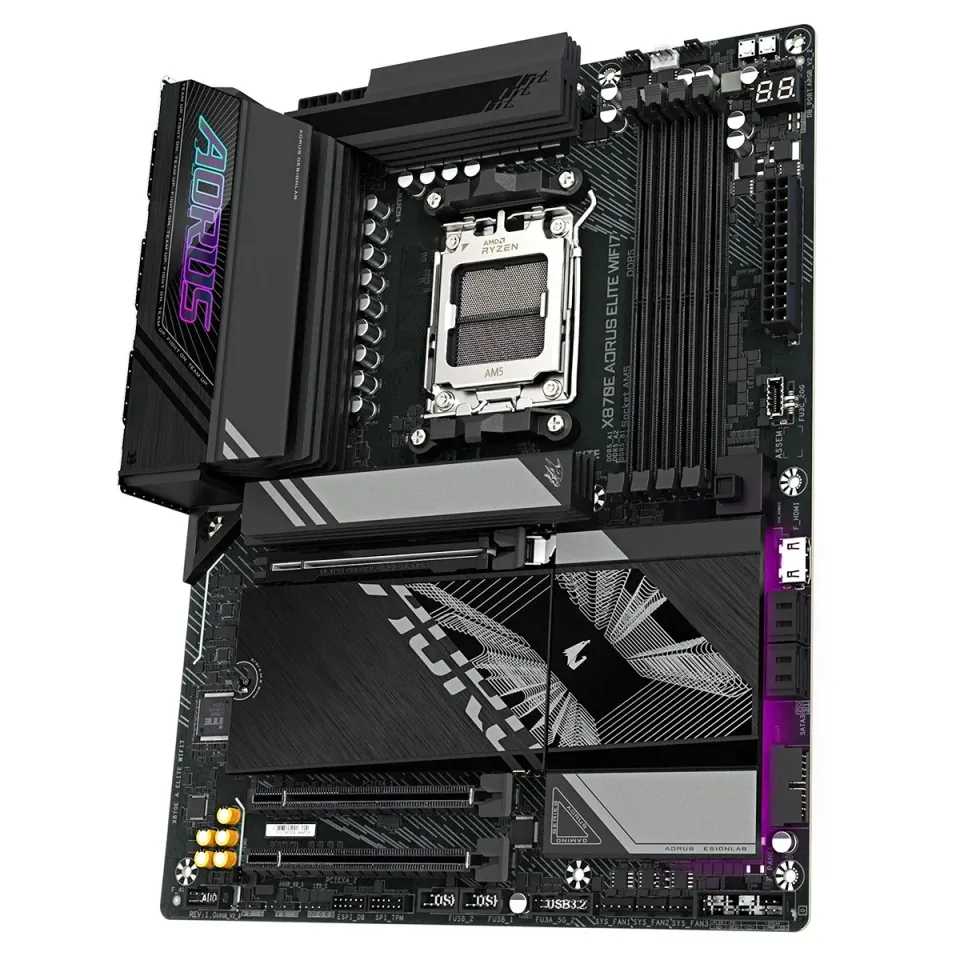 GIGABYTE MB Sc AM5 X870E A ELITE WIFI7, AMD X870, 4xDDR5, 2xHDMI, 2xUSB4, WiFi